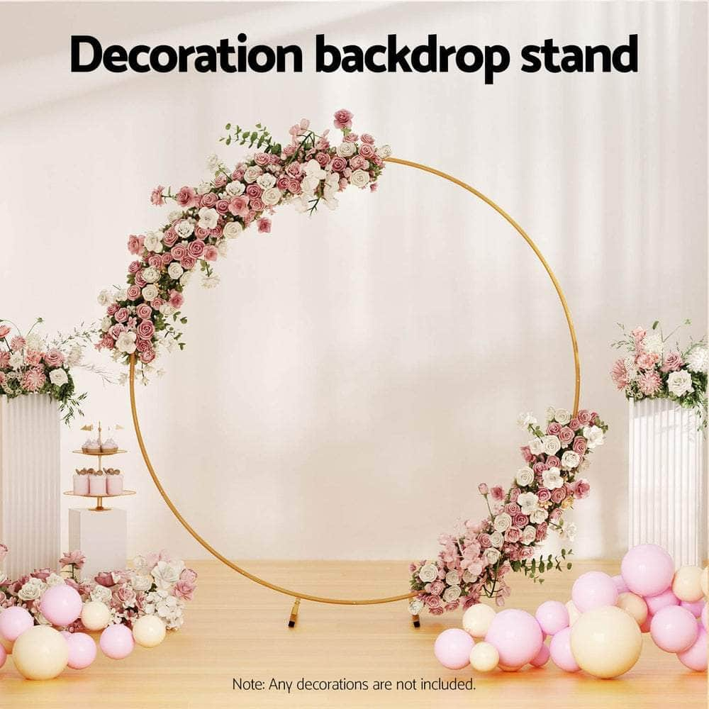 2m Round Backdrop Stand - Wedding Balloon Party Display