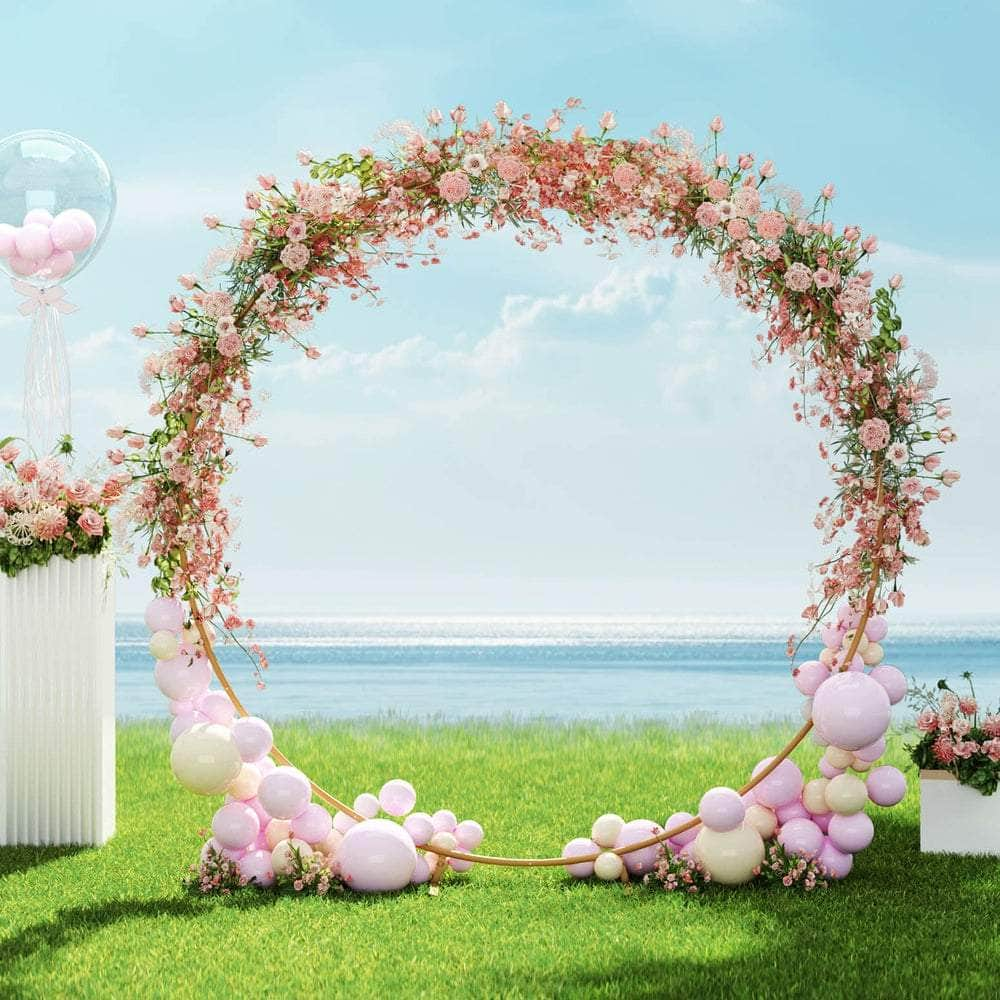 2m Round Backdrop Stand - Wedding Balloon Party Display