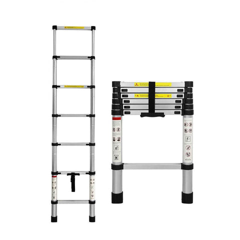 2M Telescopic Aluminium Multipurpose Ladder