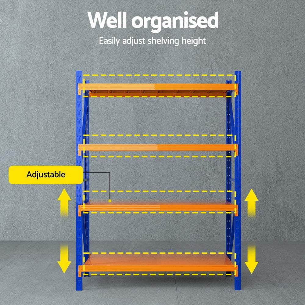 2Mx1.5M/2Mx1.8M Warehouse Shelving Garage Rack