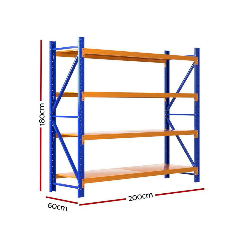 2Mx1.5M/2Mx1.8M Warehouse Shelving Garage Rack