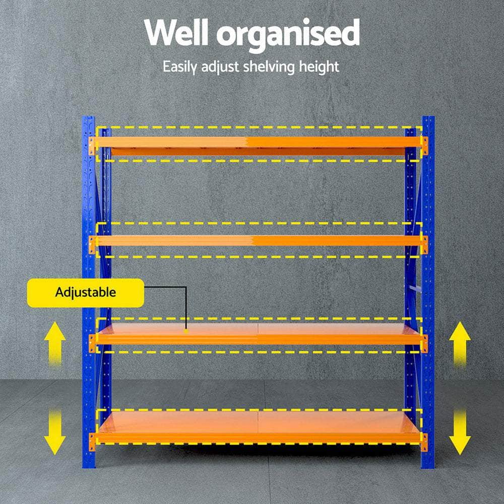 2Mx1.5M/2Mx1.8M Warehouse Shelving Garage Rack