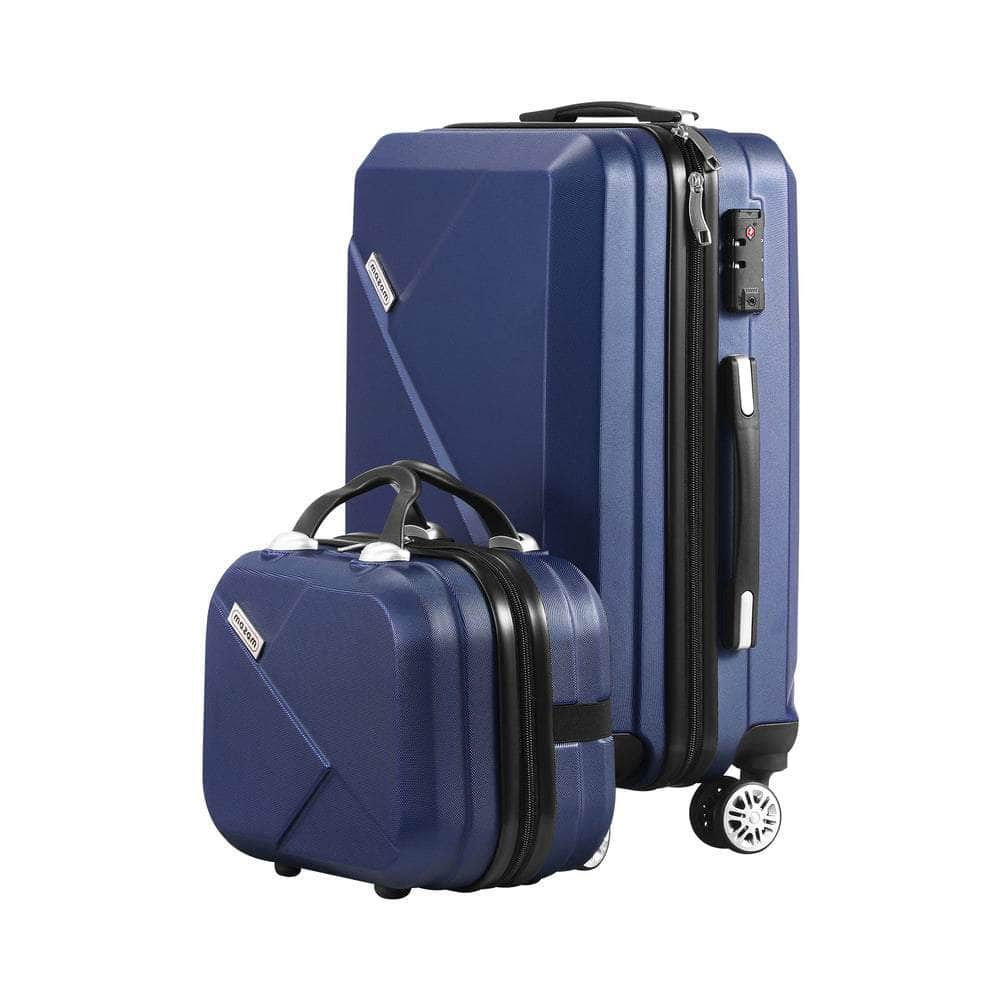 2PCS Luggage Suitcase Trolley Set Travel TSA Lock Storage Hard Case