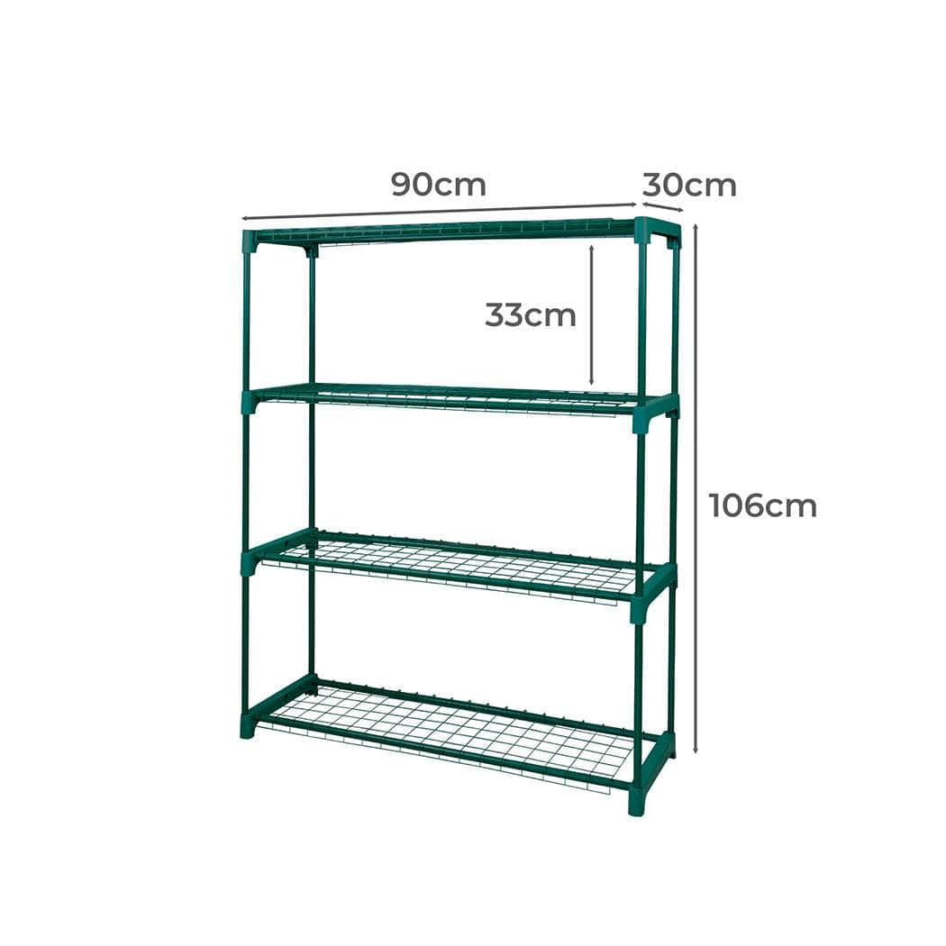 2x 4 Tier Plant Stand Shelves