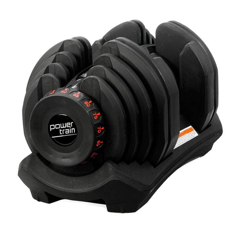 2x 40kg Adjustable Dumbbells with Stand