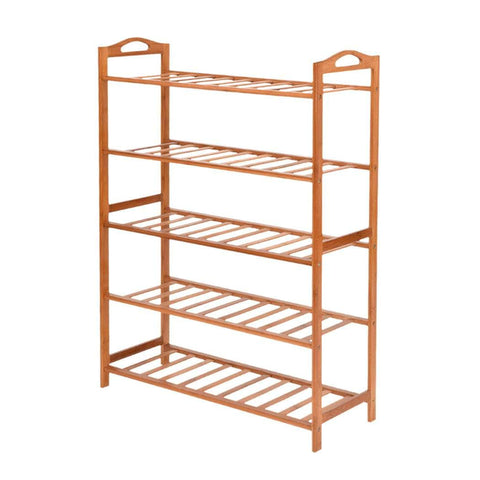 2X 5 Tier Shoe Rack Organizer Shelves Stand