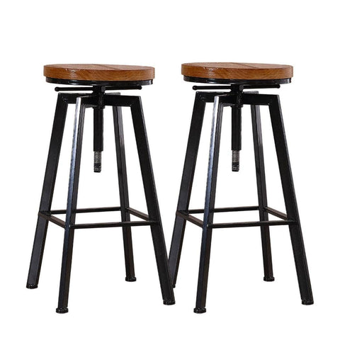 2x Bar Stools Industrial Kitchen