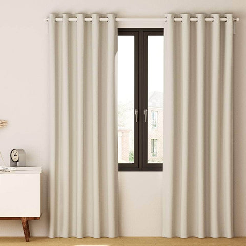 2X Blockout Curtains Blackout Window Curtain Eyelet 180x213cm