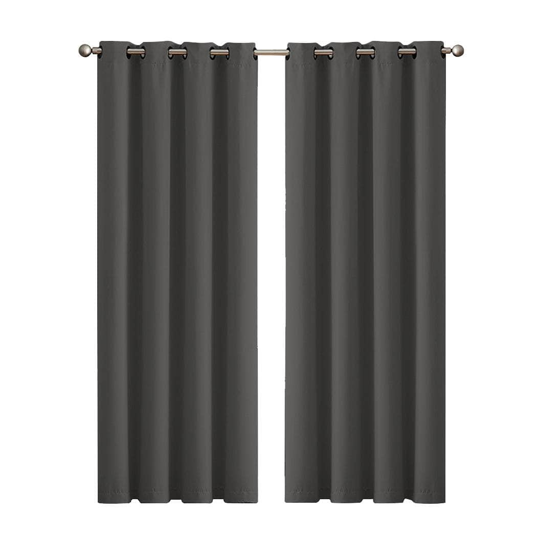 2x Blockout Curtains Panels 3 Layers Eyelet