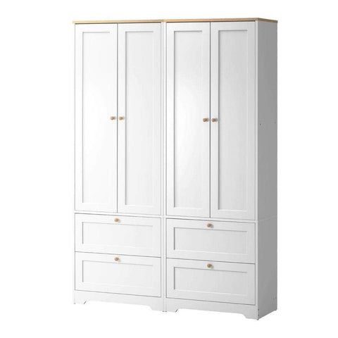 2x Buffet Sideboard Storage Cabinet Cupboard Hallway Wardrobe