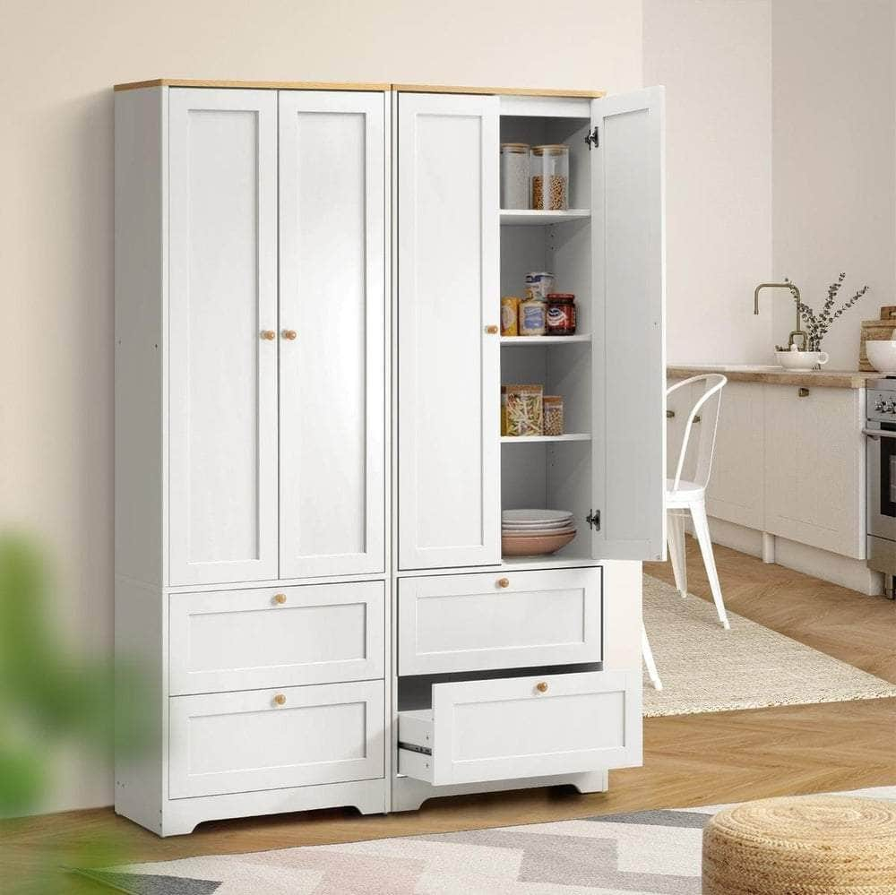 2x Buffet Sideboard Storage Cabinet Cupboard Hallway Wardrobe