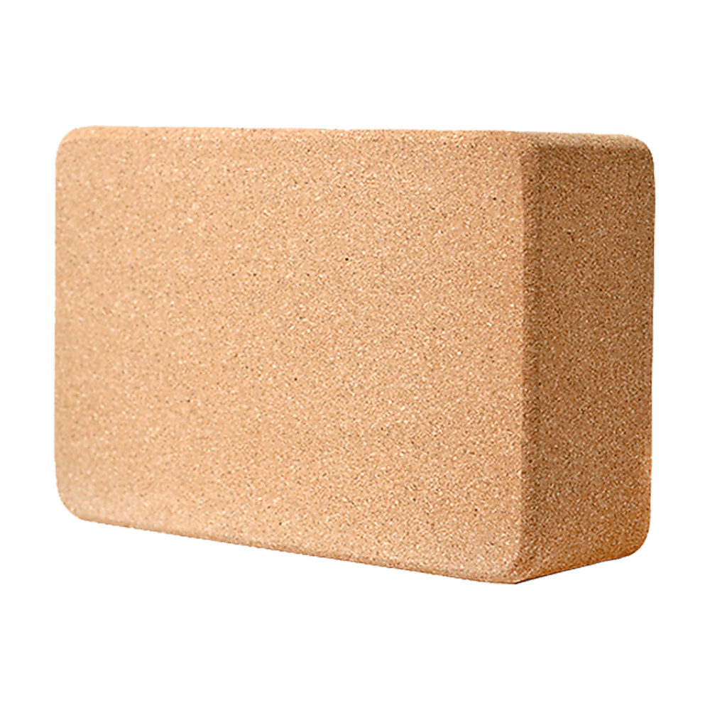 2x Cork Yoga Blocks Organic Exercise Bricks