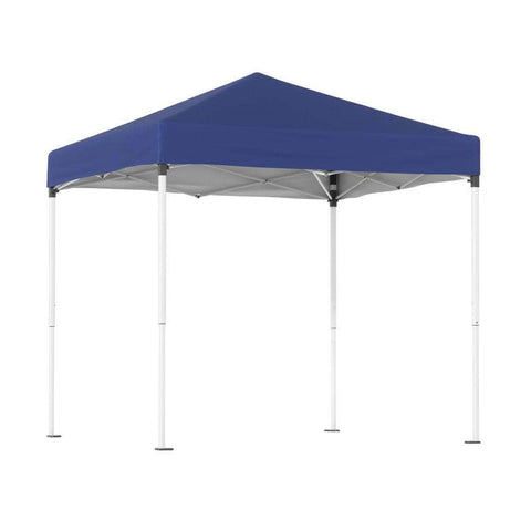 2x2m Gazebo Marquee Outdoor Shade w/ Base Pods Blue/Grey