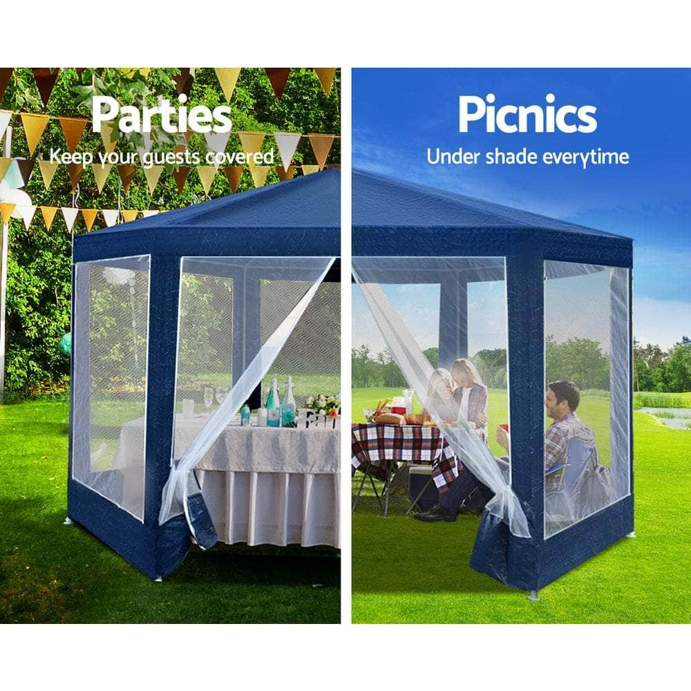 2X2M Marquee Wedding Party Tent - Navy