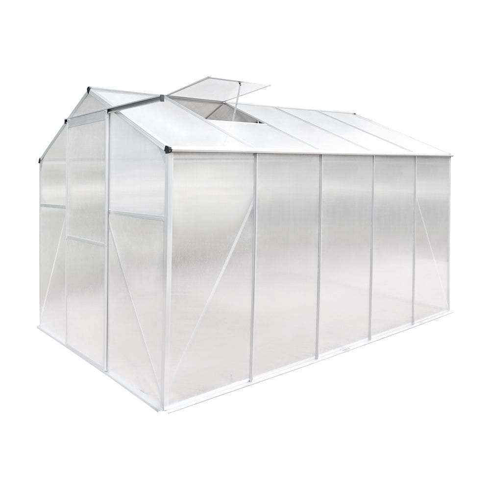 3.1x1.9M Greenhouse Retreat: Aluminium Elegance