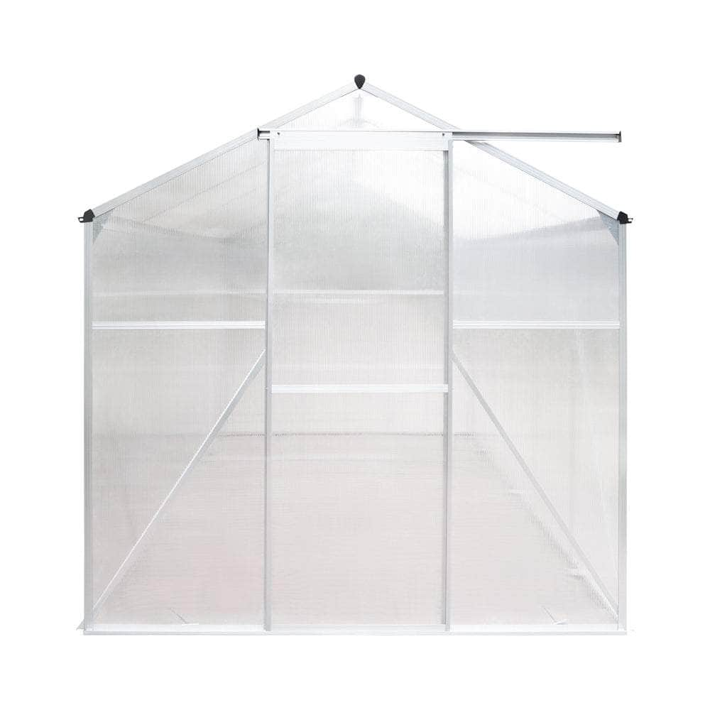 3.1x1.9M Greenhouse Retreat: Aluminium Elegance