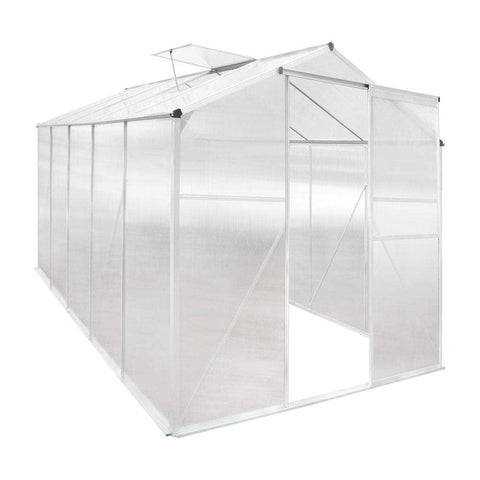 3.1x1.9M Greenhouse Retreat: Aluminium Elegance