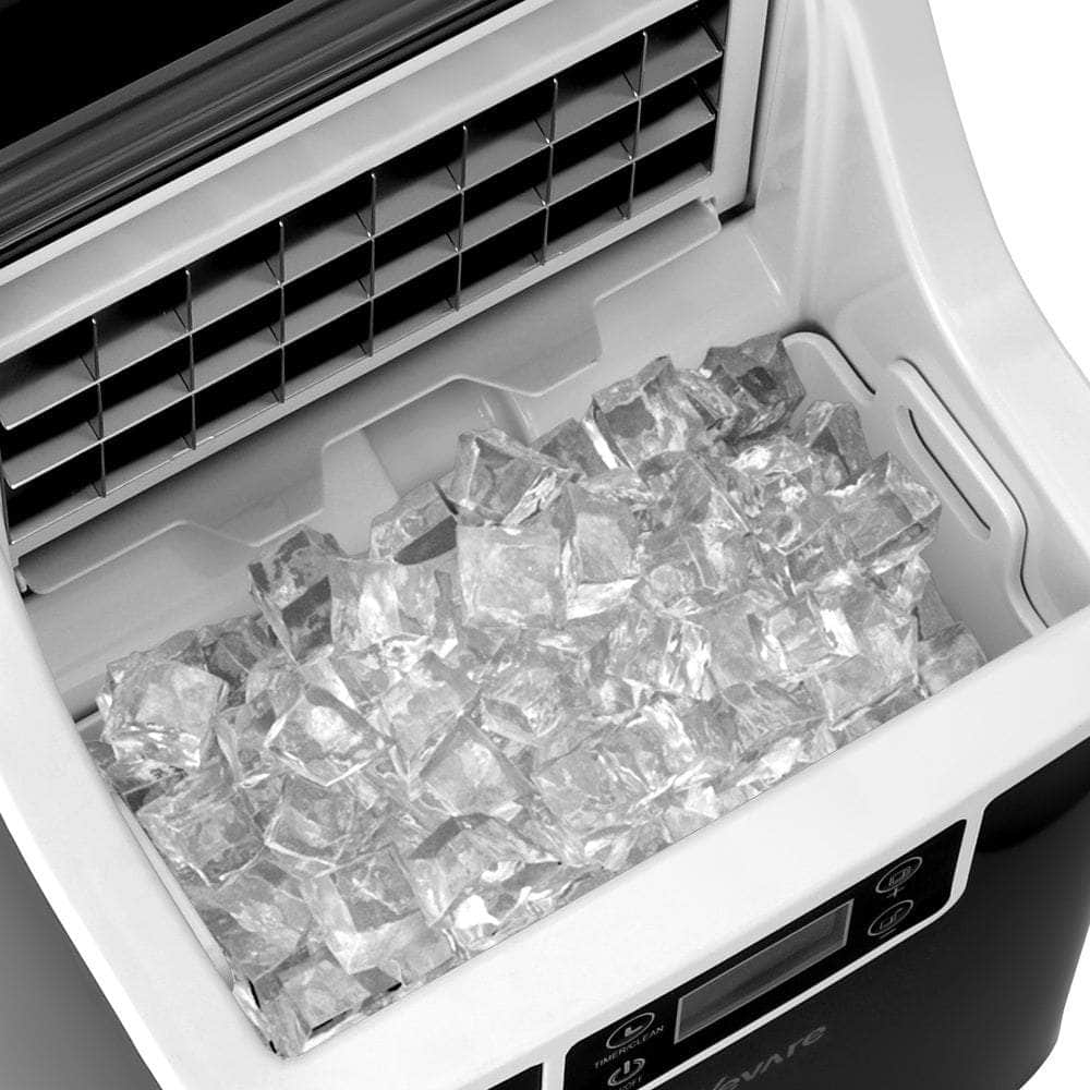 3.2L Portable Ice Maker with Ice Cube Scoop Stainless