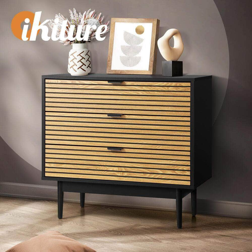 3 Chest of Drawers Dresser Table Bedside Lowboy Storage Cabinet