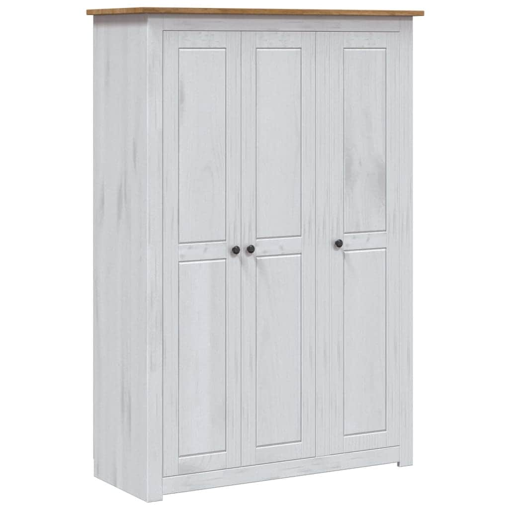 3-Door Wardrobe White Pine Panama Range