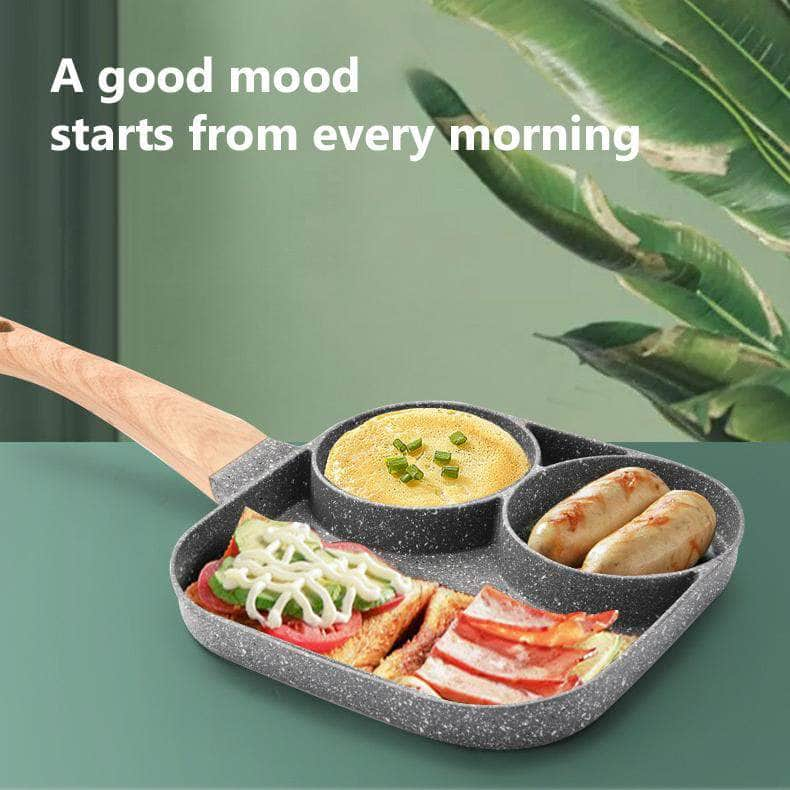 3 Hole Frying Pot Pan Non-Stick Egg Pancake