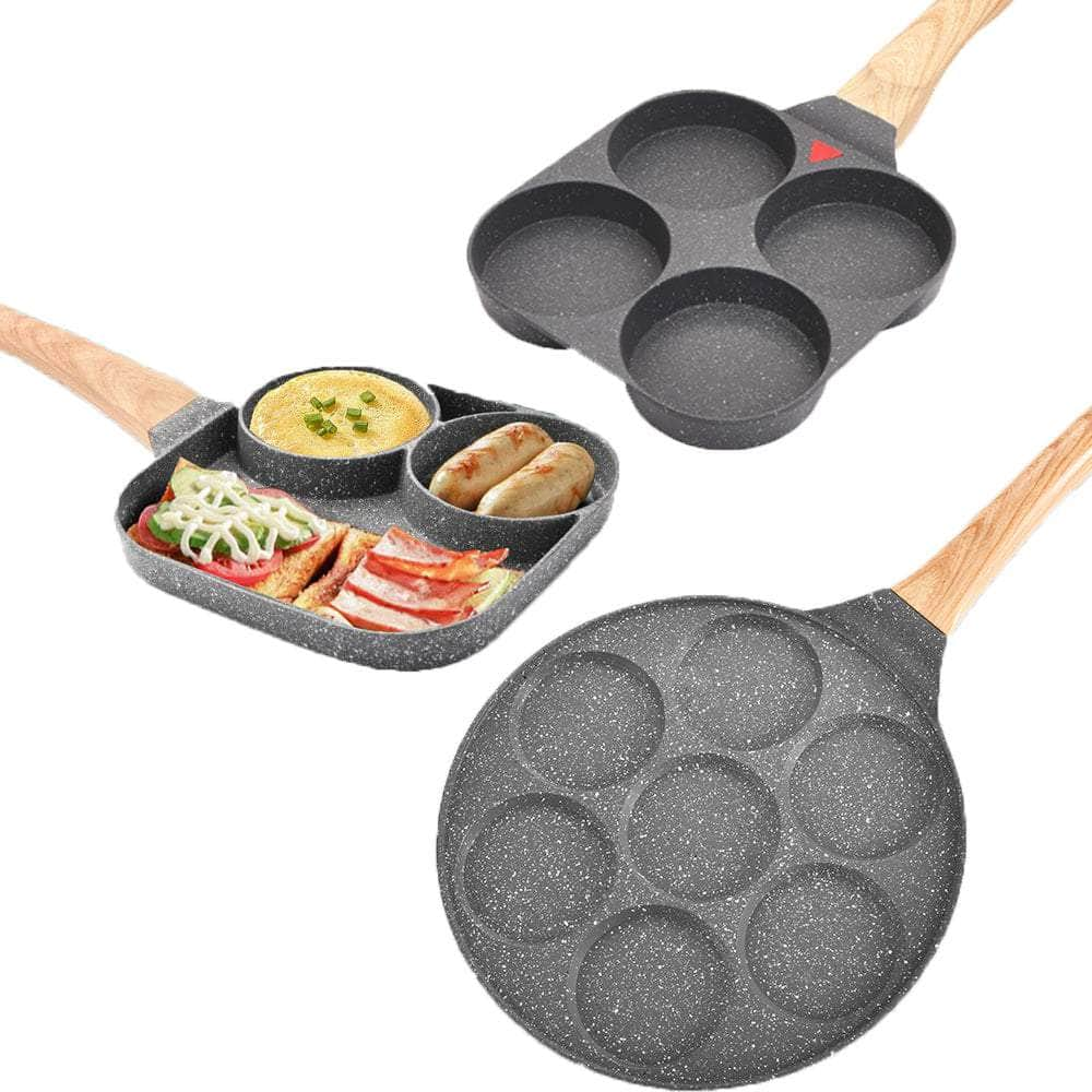 3 Hole Frying Pot Pan Non-Stick Egg Pancake