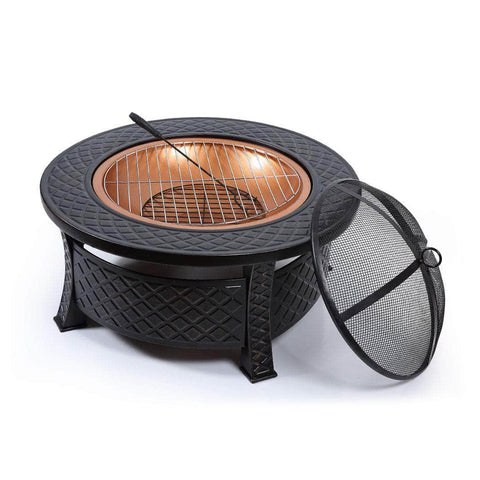 3 IN 1 Fire Pit BBQ Grill Pits