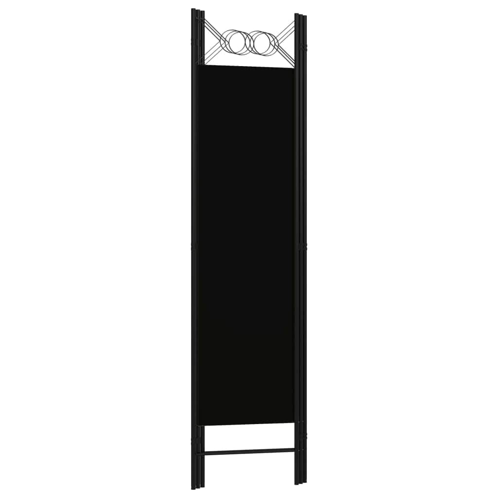 3-Panel Room Divider - Black