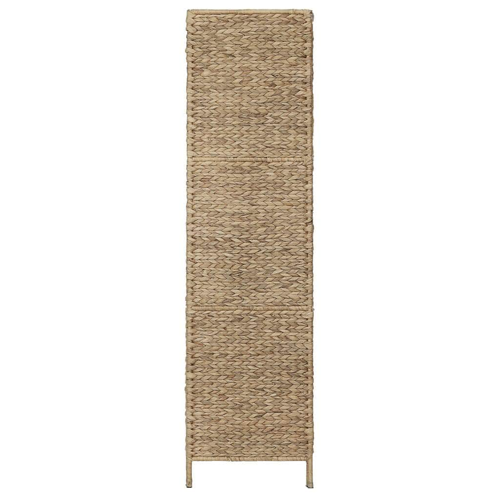 3-Panel Room Divider Water Hyacinth