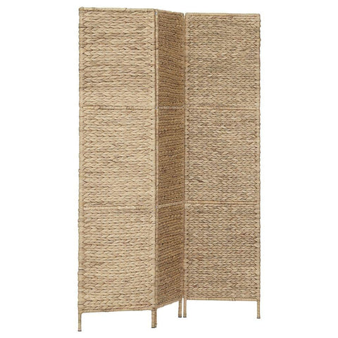 3-Panel Room Divider Water Hyacinth