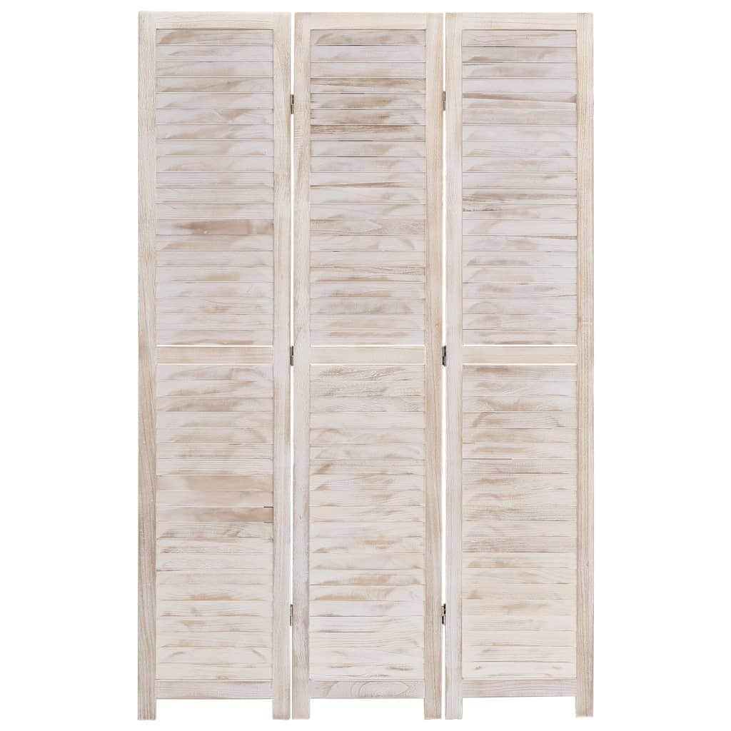 3-Panel Room Divider White