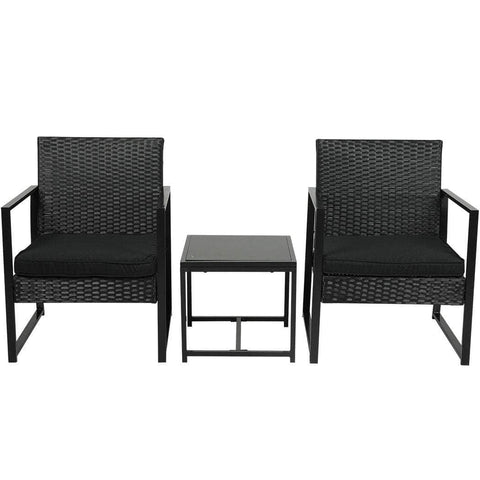 3 Pcs Outdoor Furniture Set Chair