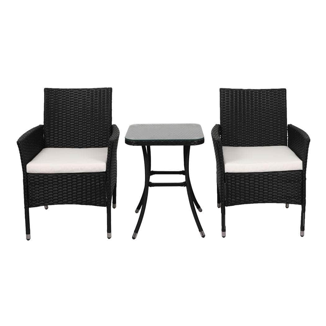 3 Pcs Outdoor Furniture Setting