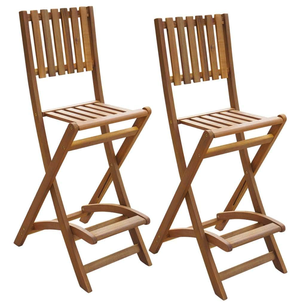 3 Piece Bistro Set Solid Acacia Wood