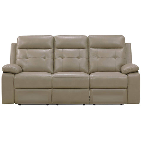 3 Seater Electric Recliner Sofa Genuine Leather Home Theater Lounge