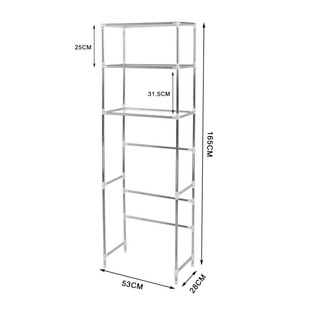 3 Tier Bathroom Laundry Washing Machine Storage