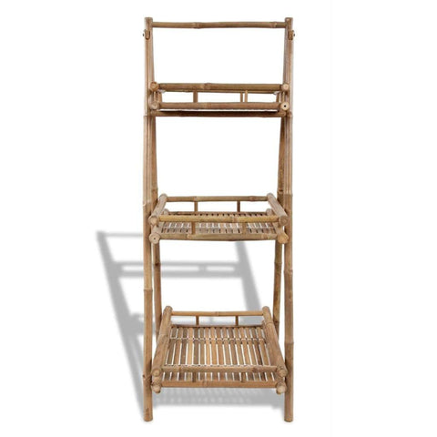 3-Tier Folding Bamboo Plant Rack