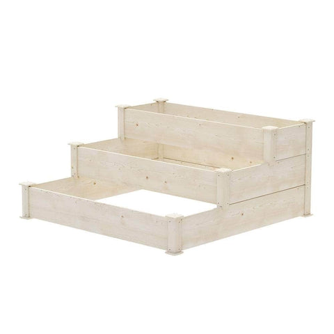 3-Tier Raised Garden Bed Planter - Wooden