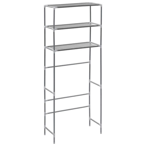 3-Tier Storage Rack over Laundry Machine Silver