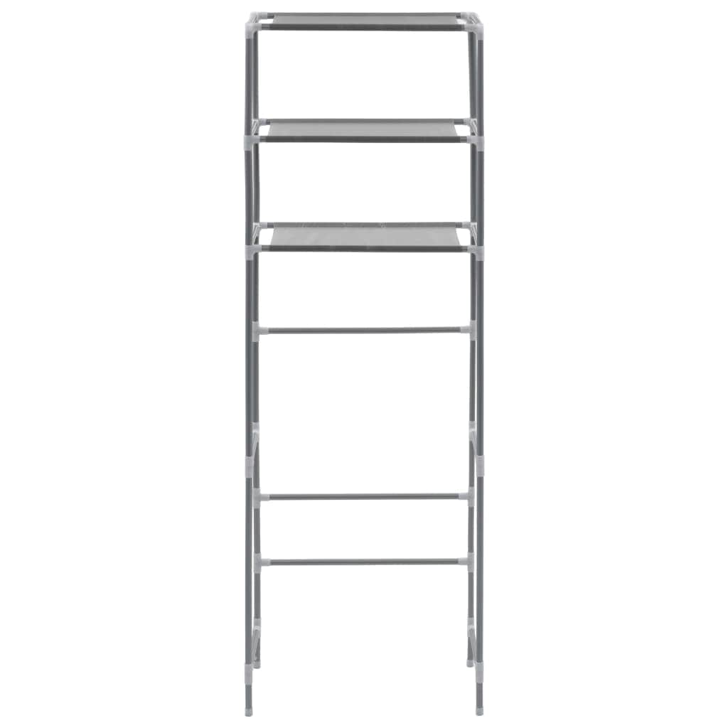 3-Tier Storage Rack over Toilet Silver