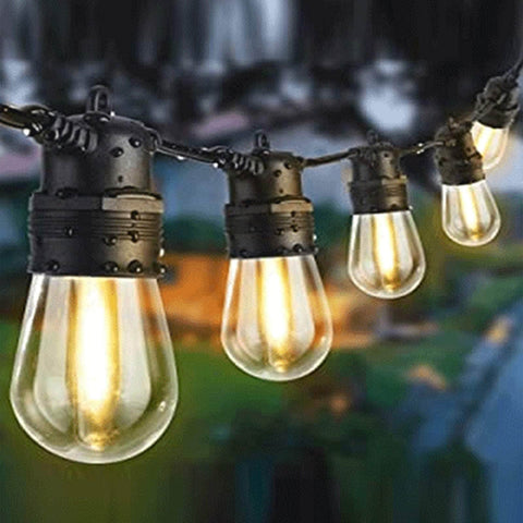 30-Bulb Festoon String Lights 32M Waterproof LED Outdoor