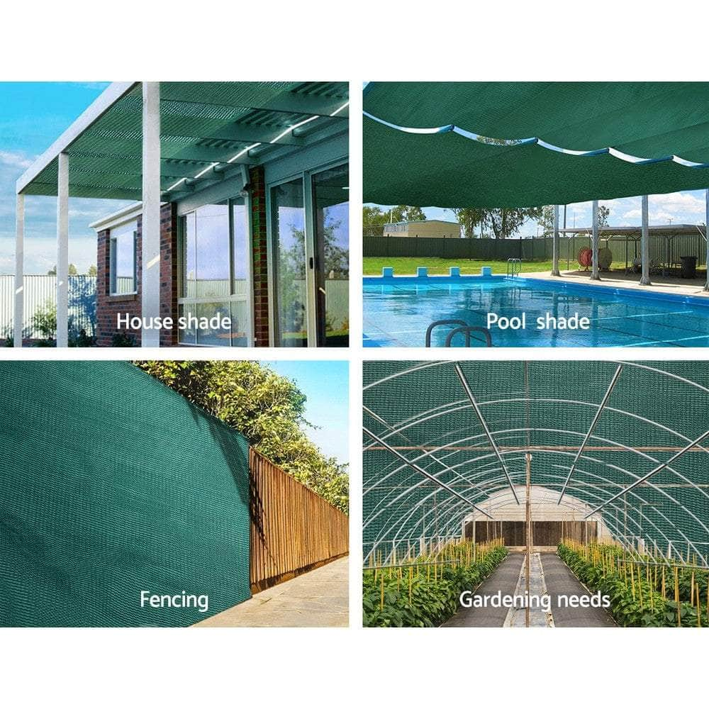 30% Shade Cloth 1.83X30M Shadecloth Wide Heavy Duty Green