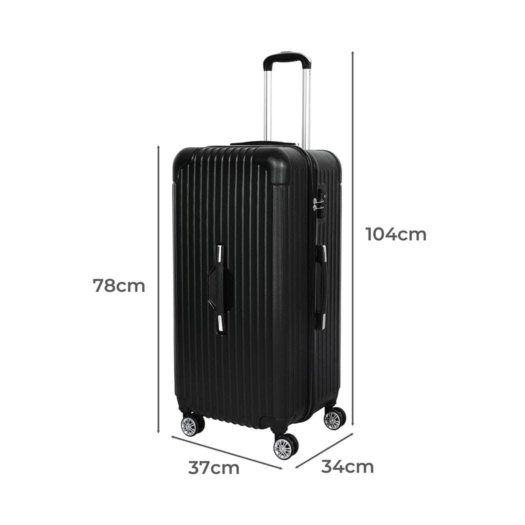 30" Trunk Luggage Travel Black