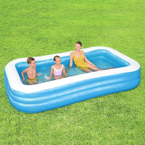 305X183X56Cm Inflatable Above Ground Swimming Pool 1161L