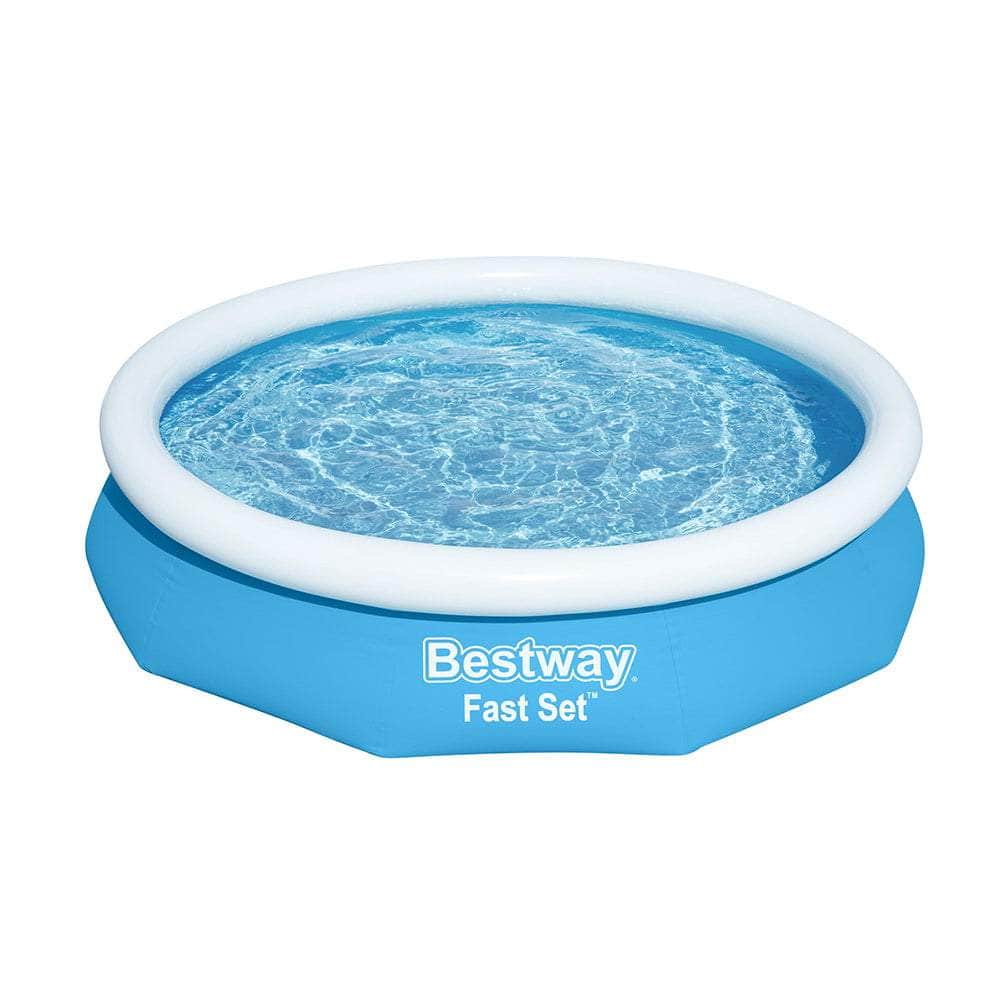 305X66Cm Above Ground Round Inflatable Pool W/ Filter Pump 3200L