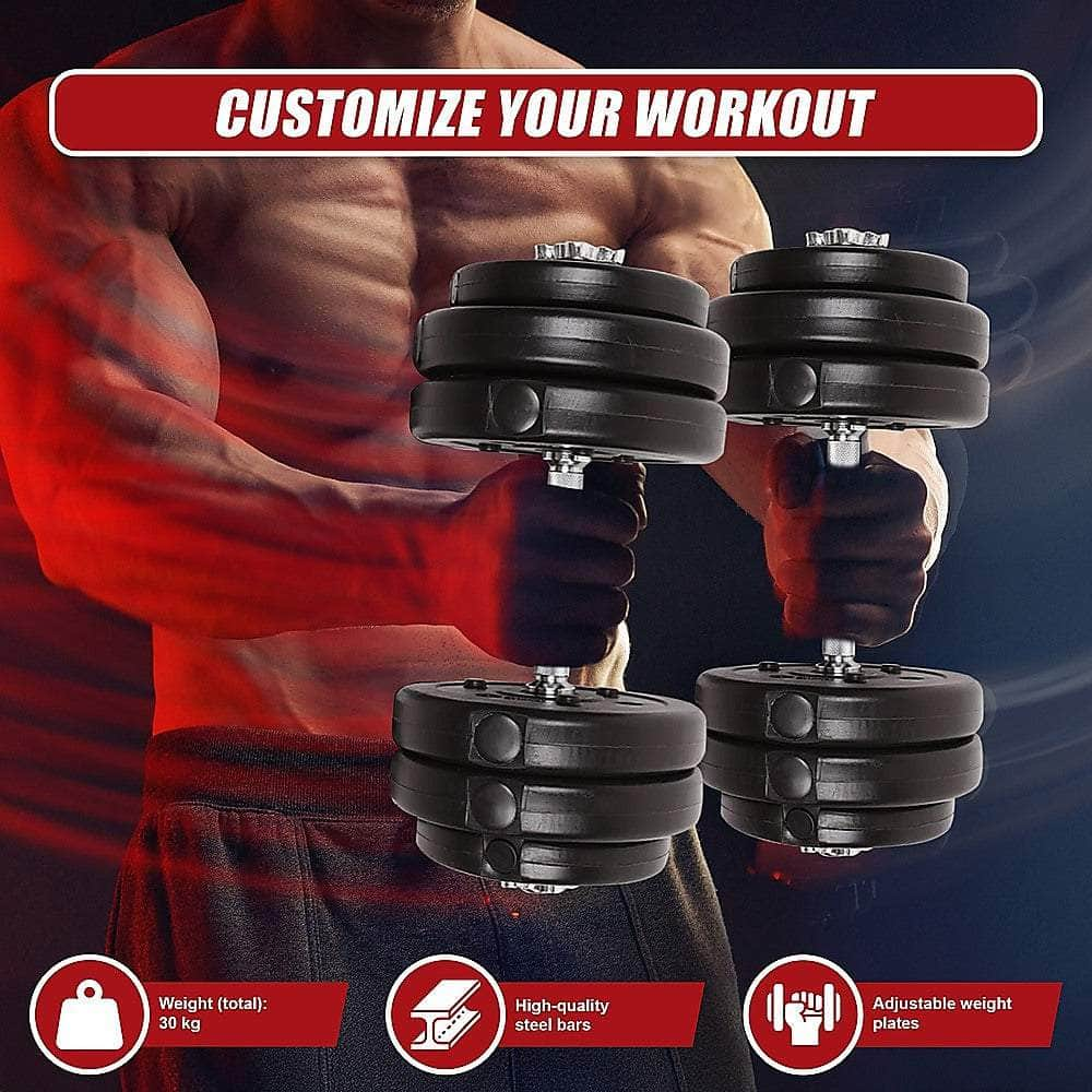 30Kg Adjustable Dumbbell Set