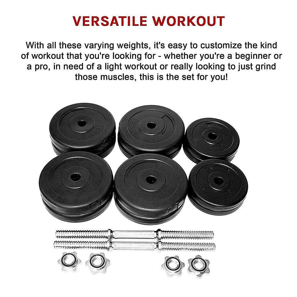 30Kg Dumbbell Adjustable Weight Set