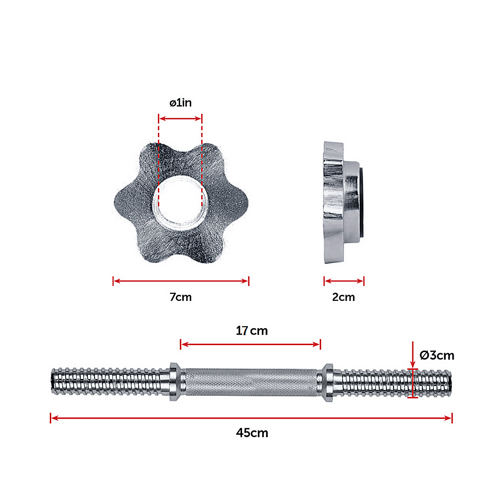 30Kg Dumbbell Adjustable Weight Set