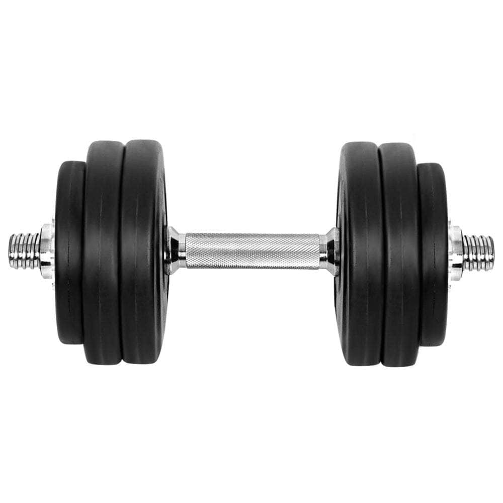 30Kg Dumbbell Set Weight Plates Dumbbells Lifting Bench