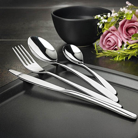 32 Piece Stainless Steel Cutlery Set Knives Fork Spoon Teaspoon